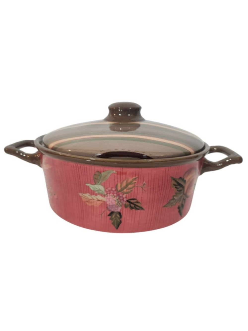 Tracy Porter Octavia Hill Garden 2 Qt Round Covered Casserole Dish - Retired